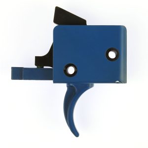 CMC AR15/AR10 Trigger Group Single Stage, Small Pin, Curved, 3.5lb pull - Blue