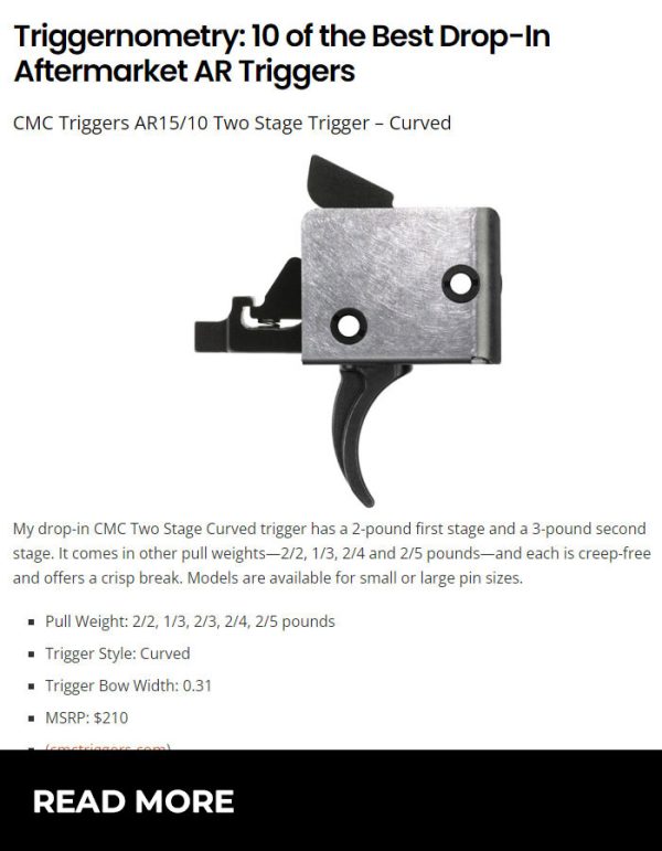 Athlon Outdoors 10 Of The Best Drop In Aftermarket Ar Triggers Cmc Triggers