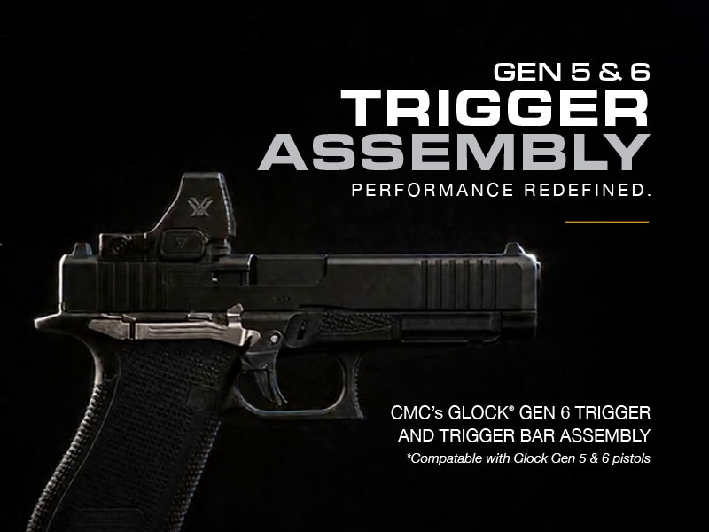 CMC Gen 6 Trigger Assembly for Glock Gen 6 pistols